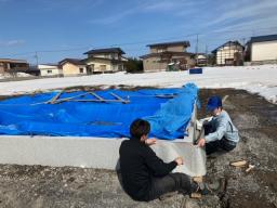 基礎特殊シート施工