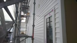 アメリカンスタイルの樹脂サイディング